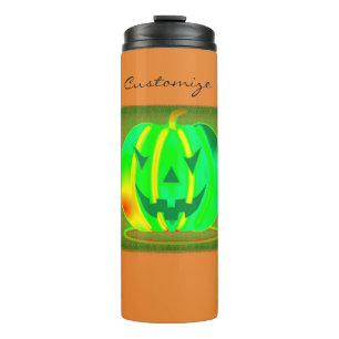 Bouteilles Isothermes Jack vert Halloween o'lantern Thunder_Cove