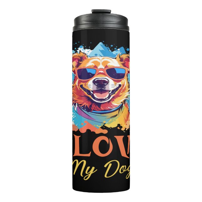 Bouteilles Isothermes J'Aime Mon Chien (Devant)