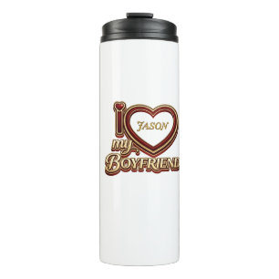 Bouteilles Isothermes J'aime mon petit ami sur mesure