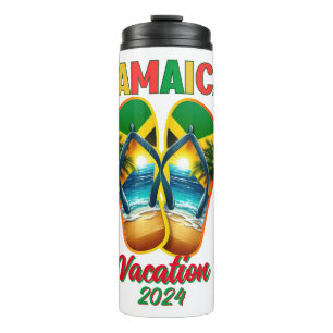 Bouteilles Isothermes Jamaïque 2024 Flip Flop Vacation Plage tropicale