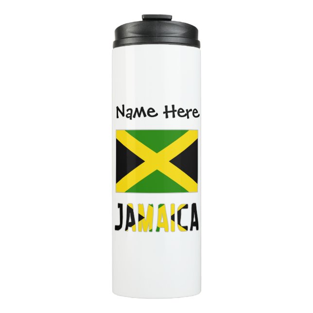 Bouteilles Isothermes Jamaïque et Jamaïque avec votre nom (Devant)