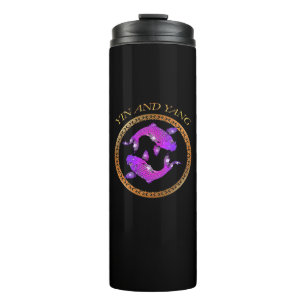 Bouteilles Isothermes Japonais koi goldfish Yin et Yang