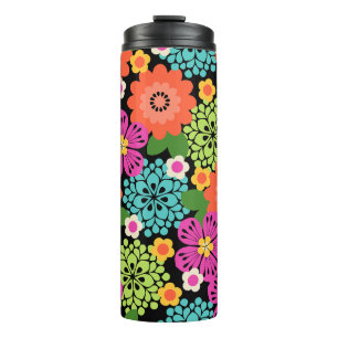 Bouteilles Isothermes Jardin Allana Hawaïen Floral Graphique - Brillants