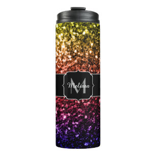 Bouteilles Isothermes Jaune arc-en-ciel rouge violet pétillants Monogram