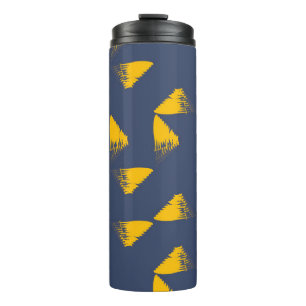 Bouteilles Isothermes Jaune, cool, unique, triangles tendance