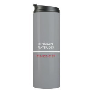 Bouteilles Isothermes JBHS VMA Noir avec Logo Blanc Personnalisable