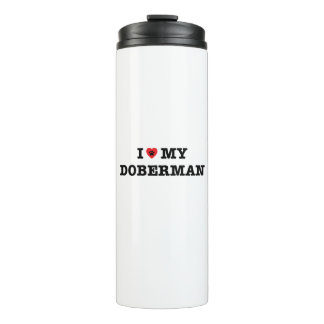 Bouteilles Isothermes J'Coeur Mon Doberman Tumbler
