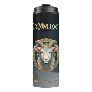 Bouteilles Isothermes JDR Fantastique Emblème de chèvre de Grimmloch