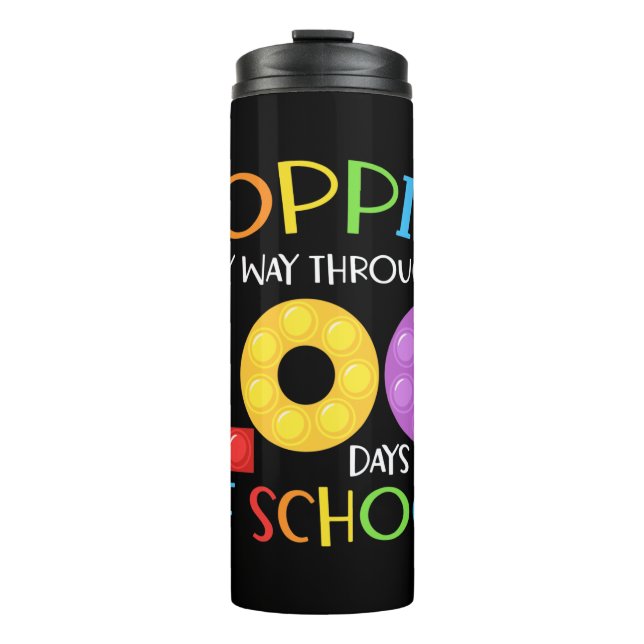 Bouteilles Isothermes Je passe 100 jours à l'école (Devant)