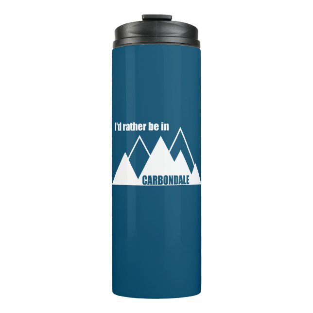 Bouteilles Isothermes Je Préférerais Être À Carbondale Colorado Mountain (Devant)