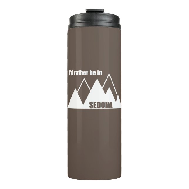 Bouteilles Isothermes Je Préférerais Être À Sedona Mountain (Devant)