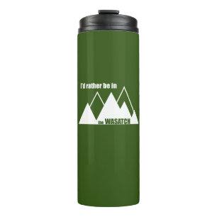 Bouteilles Isothermes Je Préférerais Être Dans Les Montagnes Wasatch