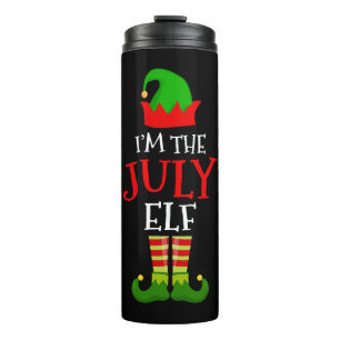 Bouteilles Isothermes Je suis l'Elfe de Juillet jumelant Noël de famille