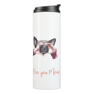 Bouteilles Isothermes "Je t'aime maman !" Maman de chien