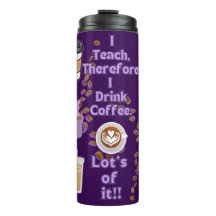 J'enseigne donc à boire du café