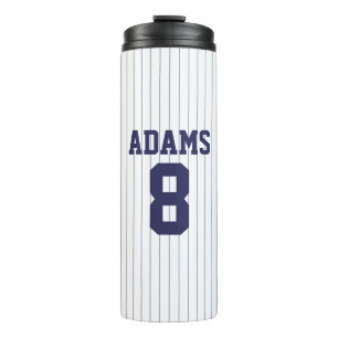 Bouteilles Isothermes Jersey de baseball avec nom et numéro personnalis