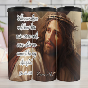 Bouteilles Isothermes Jésus : Portez votre croix, disciple