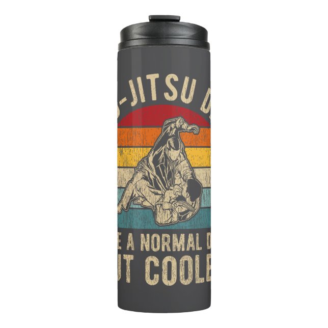 Bouteilles Isothermes Jiu-Jitsu Papa (Devant)