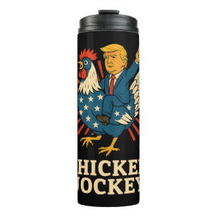 Bouteilles Isothermes Jockey de poulet Trump Mème amusant