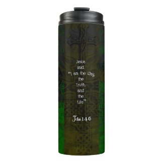 Bouteilles Isothermes John 14:6 Verse de la Bible Citation de chemin ins