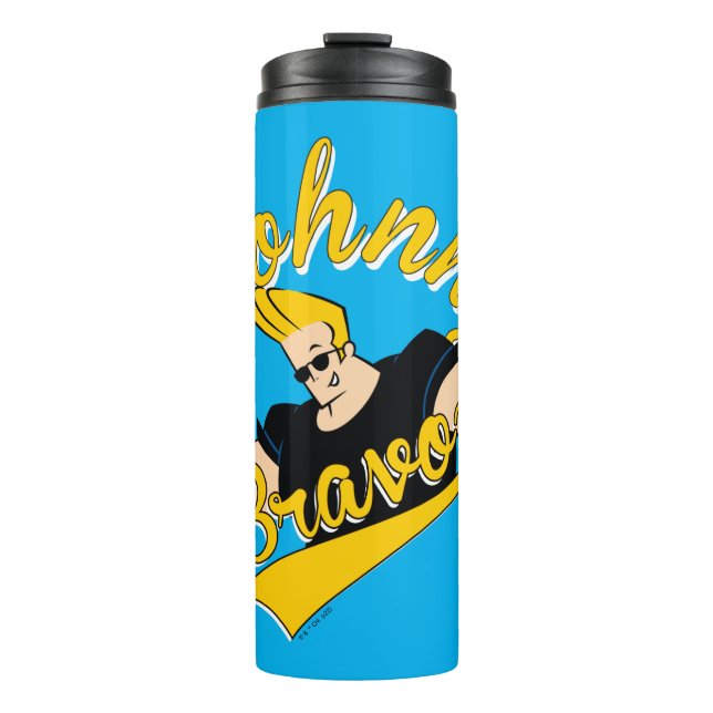 Bouteilles Isothermes Johnny Bravo Athletic Graphic (Devant)