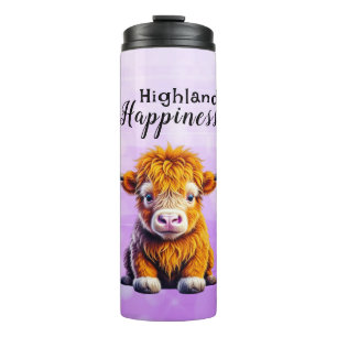 Bouteilles Isothermes Joie des Highlands   Bébé Vache Mignonne
