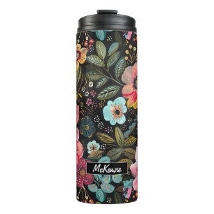 Bouteilles Isothermes Joli BoHo Chalk Florals Tumbler thermique