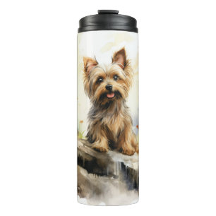 Bouteilles Isothermes Joli Chien Yorkie Peint