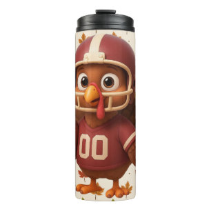 Bouteilles Isothermes Joli dindon de football du jour de Thanksgiving