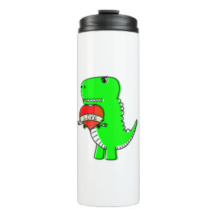 Bouteilles Isothermes Joli dinosaure pour la Saint-Valentin