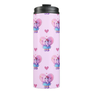 Bouteilles Isothermes Joli Éléphant rose