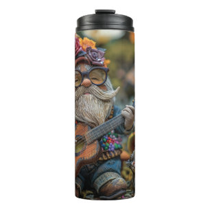 Bouteilles Isothermes Joli gnome musical jouant de la guitare