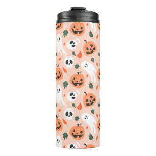 Bouteilles Isothermes Joli Jack-O-Lanterne et Motif fantôme