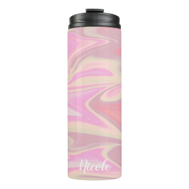 Bouteilles Isothermes Joli marbre rose élégant et moderne (Devant)