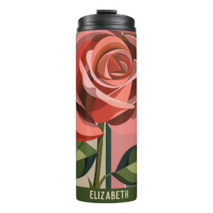 Bouteilles Isothermes Joli Monogramme Floral Tumbler