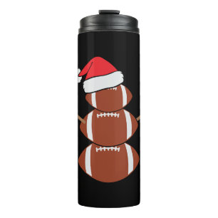 Bouteilles Isothermes Joli Noël Football Snowman Santa Hat Funny