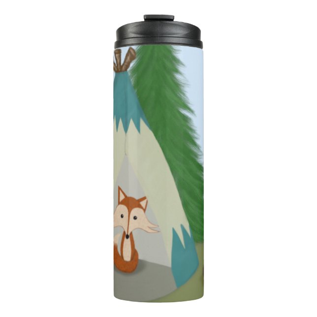 Bouteilles Isothermes Joli renard solitaire (Devant)