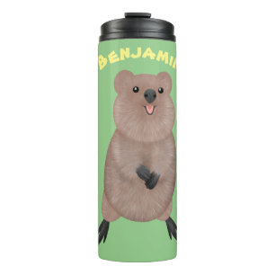 Bouteilles Isothermes Joli sourire mignon dessin animé quokka