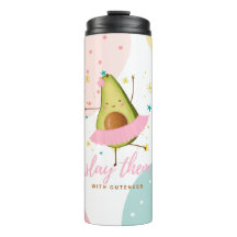 Jolie fille Kawaii Avocado Ballerina Les Jeter