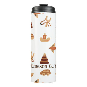 Bouteilles Isothermes Jouet Brown enfant blanc mignon Voiture Avion Bate