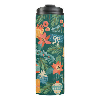 Bouteilles Isothermes Jouets de Noël, Motif rétro branché.