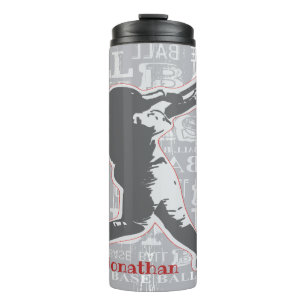 Bouteilles Isothermes Joueur de base-ball Design Tumbler thermique