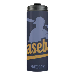 Bouteilles Isothermes Joueur de baseball personnalisé et couleur