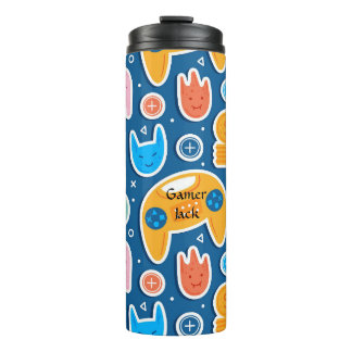 Bouteilles Isothermes Joueurs enfants Blue Video Jeu Playstation Motif