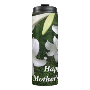 Bouteilles Isothermes Joyeuse Fête des Mères White Lily-