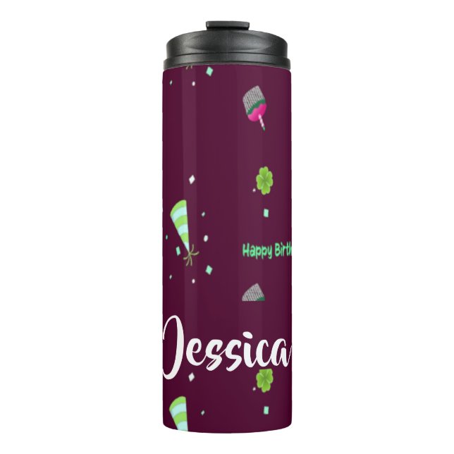 Bouteilles Isothermes Joyeux anniversaire (Devant)