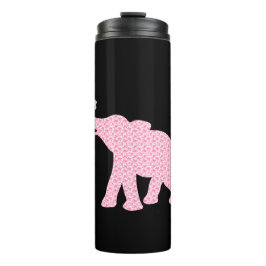 Bouteilles Isothermes Joyeux Eléphant Rose Art Motif mou