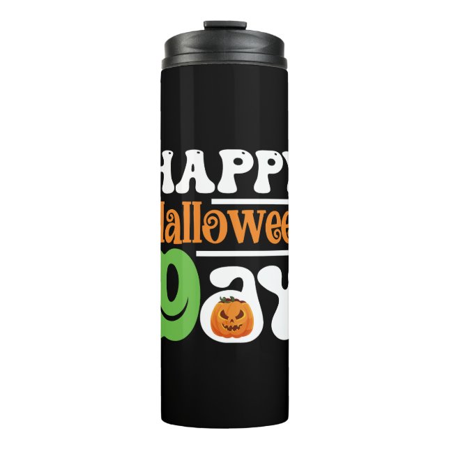 Bouteilles Isothermes Joyeux Halloween (Devant)