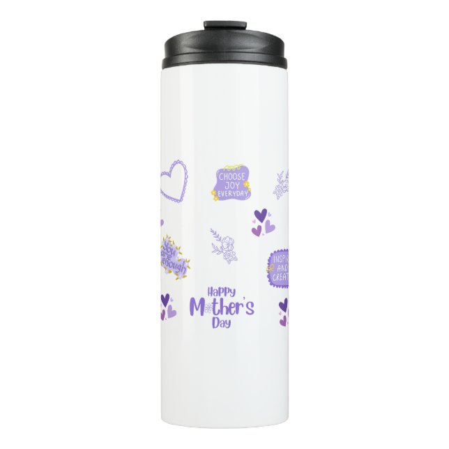 Bouteilles Isothermes Joyeux Mug de la Fête des Mères (Devant)