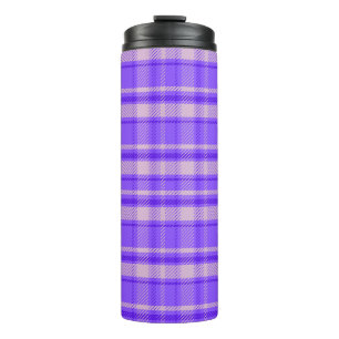 Bouteilles Isothermes Joyeux Peri Plaid, Tartan Violet